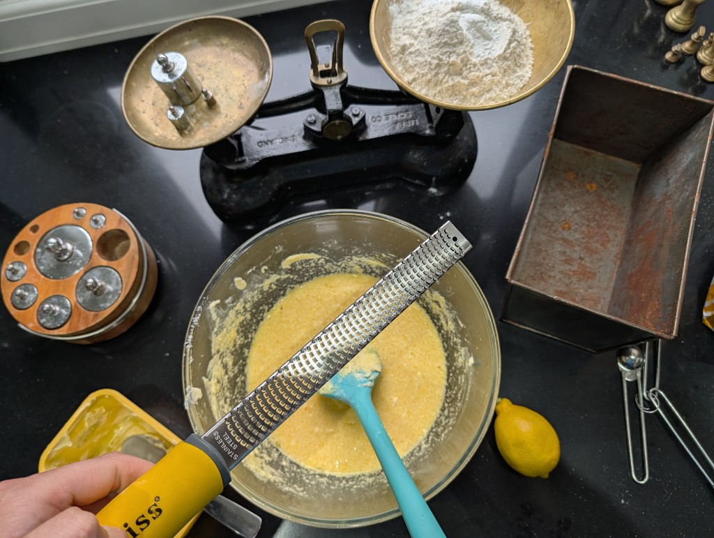 Adding lemon zest